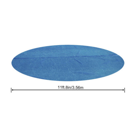 BESTWAY 58242 - Solarní plachta na bazén 356 cm modrá kulatá