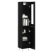 vidaXL Skříň highboard černá 34,5 x 34 x 180 cm kompozitní dřevo