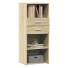 vidaXL Skříň highboard dub sonoma 50 x 42,5 x 124 cm kompozitní dřevo