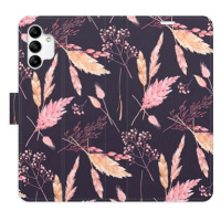 iSaprio flip pouzdro Ornamental Flowers 02 pro Samsung Galaxy A04s