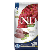 N & D GF Quinoa DOG Weight Mngmnt Lamb & Broccoli 800g