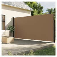 vidaXL Zatahovací boční markýza taupe 220 x 600 cm