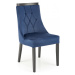 HALMAR Jídelní židle MODULO 50 cm modrá/černá