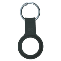 Pouzdro XQISIT Silicone Keyring for AirTag Black (46339)