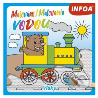 Malování / Maľovanie vodou - Vlaky - kniha z kategorie Omalovánky