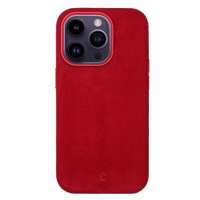 Alcantara kryt s MagSafe na iPhone 14 - Red