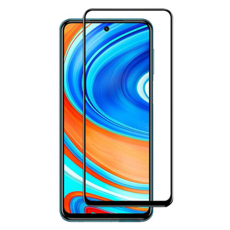 3x 3D tvrzené sklo s rámečkem pro Xiaomi Redmi Note 9 Pro - černé - 2+1 zdarma