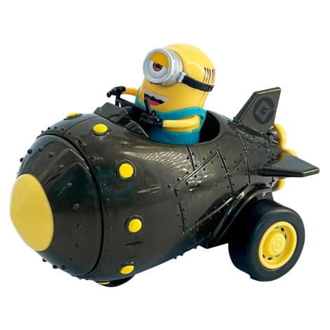 Bricks & Brands Figurka s autíčkem Minions cars friction 2024 (raketové auto)