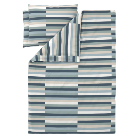 Livarno® Ložní povlečení z mikrovláknitého saténu, 200 x 220 cm, 70 x 90 cm (pruhy)
