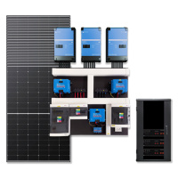 Ecoprodukt Hybrid Victron 10kWp 10,8kWh 3-fáz předpřipravený solární systém