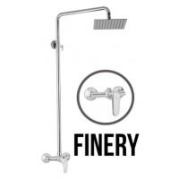 JB Sanitary FINERY SF 61 000 00 1 - Sprchová sestava s baterií 150mm, nerezovou čtvercovou sprch