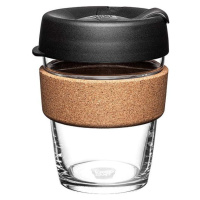 Černo-hnědý cestovní hrnek 340 ml Brew Cork Black M – KeepCup