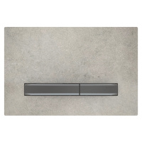 Geberit Sigma50 - Ovládací tlačítko pro 2 množství splachování, dekor betonu/černý chrom 115.671