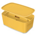 Žlutý úložný box s víkem MyBox - Leitz