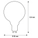 Segula 55358 LED Globe 80 GU10 čirá GU10 6,5 W (51 W) 650 Lm 2700 K