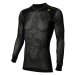 Aclima Merino triko WoolNet Crew Neck shirt 120g - Jet Black Velikost: L