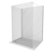 MEXEN/S Kioto Sprchová zástěna WALK-IN 90 x 85 cm, transparent, bílá 800-090-212-20-00-085