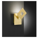 WOFI Nástěnné svítidlo Bayonne 1x 6,5W LED 430lm 3000K zlatá 4048-201Q