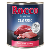 Rocco Classic 6 x 800 g - Hovězí s krůtím masem