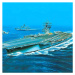 Model Kit loď 14213 - USS NIMITZ (1: 800)