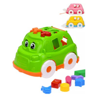 Baby autíčko set s vkládacími tvary různé barvy vkládačka pro miminko