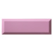 Obklad Ribesalbes Chic Colors rosa bisel 10x30 cm lesk CHICC1468