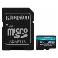 Kingston 256GB microSDXC Canvas Go! Plus U3 UHS-I V30 + SD Adapter SDCG3/256GB
