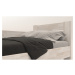 Rohová postel JOHANA levá, buk/bílá, 80x200 cm