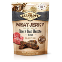 Pamlsky Carnilove Jerky Snack Beef & Beef Muscle Fillet 100g