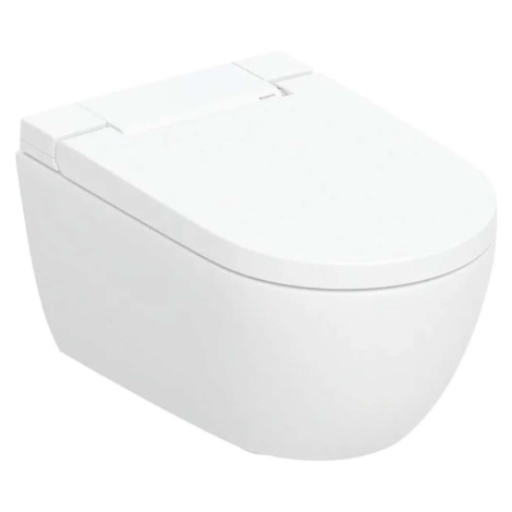 Geberit AquaClean - Elektronický bidet AquaClean Alba s keramikou, Rimfree, SoftClose, KeraTect,