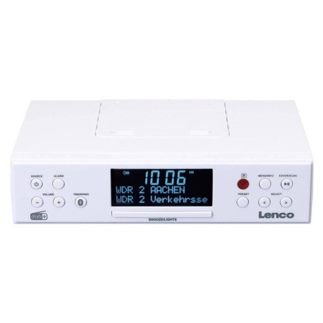 Kuchyňské rádio Lenco KCR-190 / 4 W / DAB+/FM / 30 předvoleb / bílá Varianta: ivi1