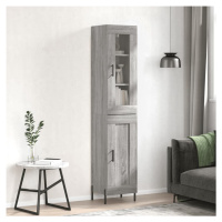 vidaXL Skříň highboard šedá sonoma 34,5 x 34 x 180 cm kompozitní dřevo