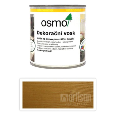 OSMO Dekorační vosk transparentní 0.375 l Dub světlý 3103