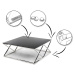 DekorStyle Konferenční stolek Timantti 110 cm stříbrný