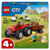 LEGO LEGO® City Červený traktor s přívěsem a ovcemi 60461