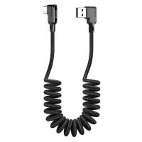 Kabel USB na USB-C, Mcdodo CA-7310, úhlový, 1,8 m (černý)