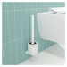 Nimco Maya bílá MAB 29094CN-HR-05 - Toaletní WC kartáč s hranatou rukojetí