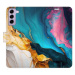 iSaprio Flip pouzdro Colourful Marble pro Samsung Galaxy S22 5G