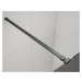Polysan ESCA BLACK MATT jednodílná sprchová zástěna do prostoru, sklo Flute, 1400 mm