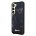 Guess GUHCS23SHTMRSK hard silikonové pouzdro Samsung Galaxy S23 5G black Golden Marble Collectio