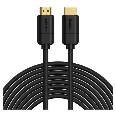 Kabel Baseus 2x HDMI 2.0 4K 30Hz Cable, 3D, HDR, 18Gbps, 8m (black)