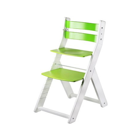 Rostoucí židle Wood Partner Sandy Kombi Barva: bílá/zelená