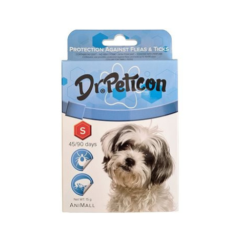 DR.Peticon obojek proti klíšťatům a blechám pro malé psy 43 cm Dr. Peticon