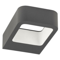 NOVA LUCE venkovní nástěnné svítidlo ACQUA tmavě šedý hliník akrylový difuzor LED 5W 3000K 110-2