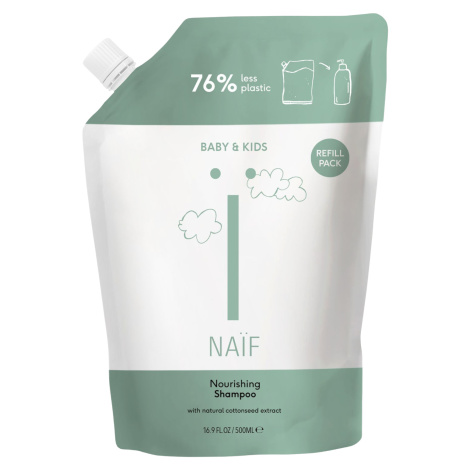 NAÏF Výživný šampon pro děti a miminka - náhradní náplň 500 ml NAIF