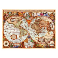 World's map - puzzle z kategorie Umělecké