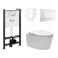 Cenově zvýhodněný závěsný WC set Roca k zazdění + WC SAT Brevis SIKORW1