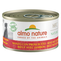 Almo Nature HFC 6 x 95 g - 15 % sleva - Hovezí se šunkou