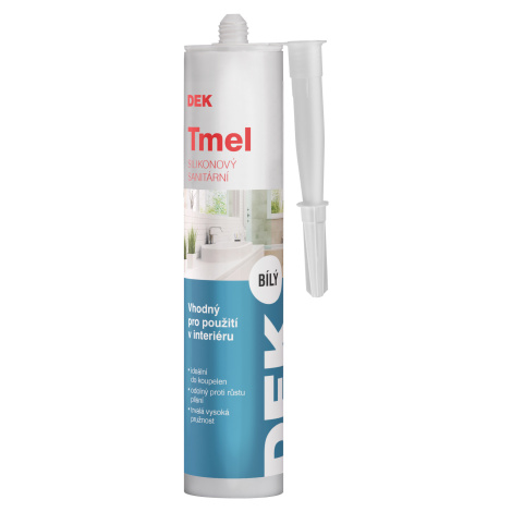 Tmel silikonový sanitární DEK bílý 310 ml