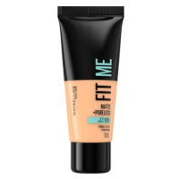 MAYBELLINE NEW YORK Fit Me! Matte & Poreless Foundation 124 Soft sand 30 ml